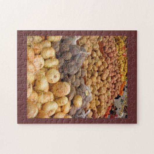 Wereld aan aardappelen legpuzzel (Horizontaal)