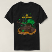Wereld aan de St. Patrick's Day Comet Zip T-shirt (Design voorkant)