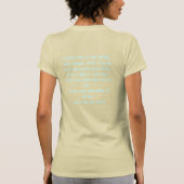 Wereld aan garnalen t-shirt (Achterkant)
