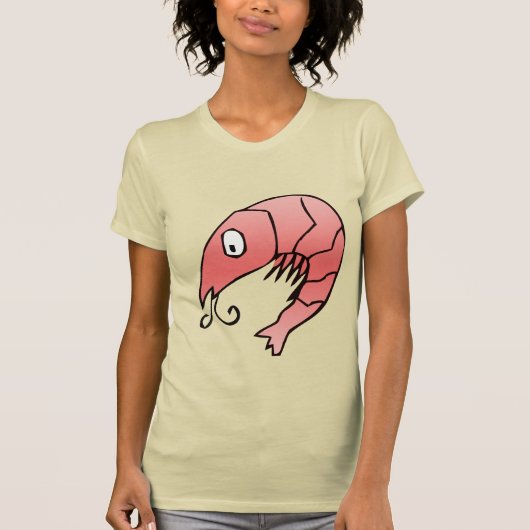Wereld aan garnalen t-shirt (Voorkant)