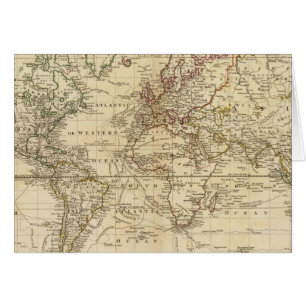 Wereld aan Mercator's projectie
