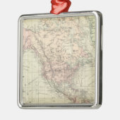 Wereld aan Mercator's Projection Metalen Ornament (Links)