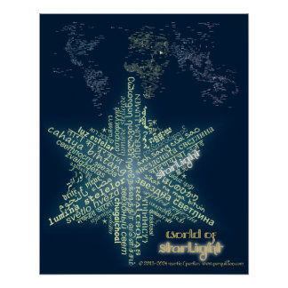 Wereld aan Starlight Poster