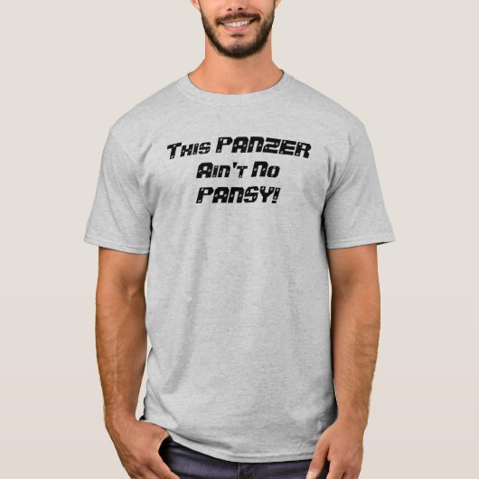 Wereld aan tanks:panzer t-shirt (Voorkant)