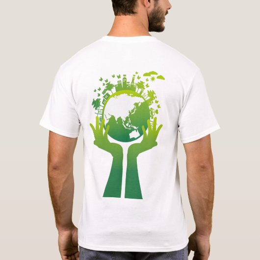 Wereld Aarde Dag T-shirt (Achterkant)