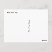 Wereld AIDS Dag Briefkaart (Achterkant)