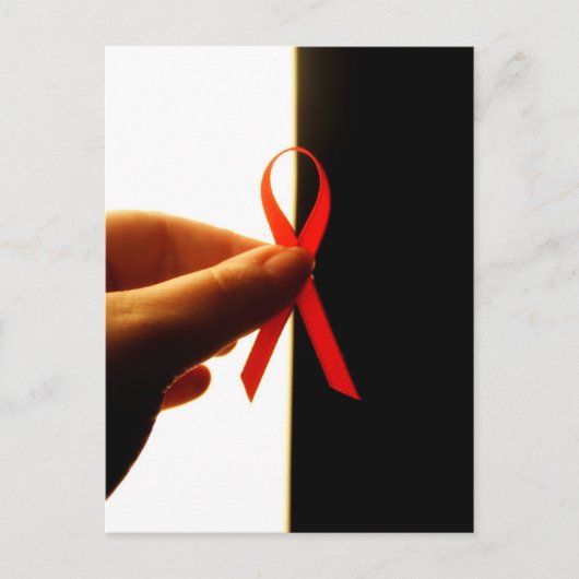Wereld AIDS Dag Briefkaart (Voorkant)