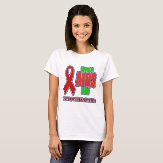 Wereld AIDS Dag T-shirt (Voorkant volledig)