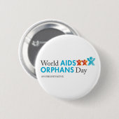 Wereld AIDS-orphans Day Pin Ronde Button 5,7 Cm (Voorkant /achterkant)