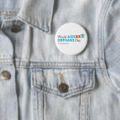 Wereld AIDS-orphans Day Pin Ronde Button 5,7 Cm (In situ)