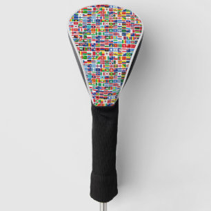 Wereld Alle Landen Natie Vlaggen Golfheadcover