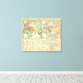 Wereld als Bekend aan de Afdeling Oudheden Canvas Afdruk (Insitu (Houten vloer))
