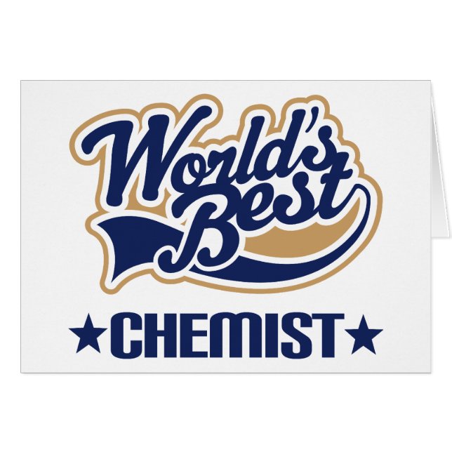 Wereld als beste chemicus (Voorkant Horizontaal)