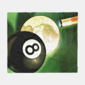 Wereld als blikvanger fleece deken (Voorkant (Horizontaal))