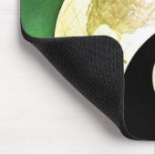 Wereld als blikvanger muismat (Hoek)