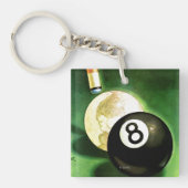 Wereld als blikvanger sleutelhanger (Voorkant)