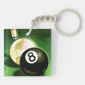 Wereld als blikvanger sleutelhanger (Achterkant)