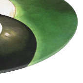 Wereld als blikvanger snijplank (Hoek)