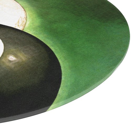 Wereld als blikvanger snijplank (Hoek)