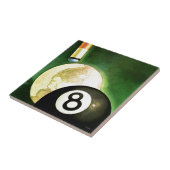 Wereld als blikvanger tegeltje (Zijkant)