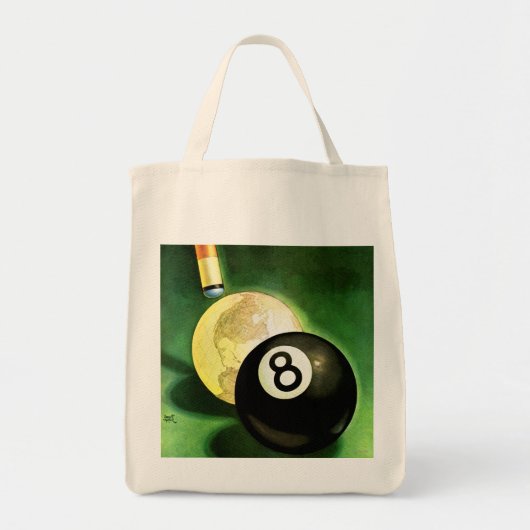 Wereld als blikvanger tote bag (Voorkant)