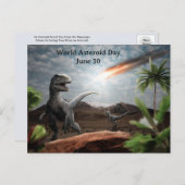 Wereld Asteroïde Dag Briefkaart (Voorkant / Achterkant)