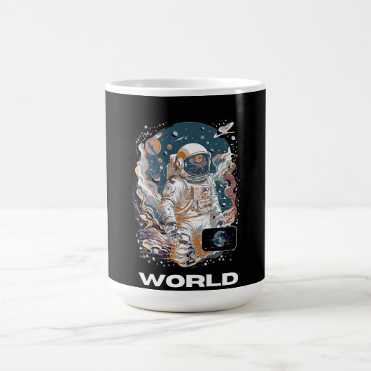 Wereld Astronaut ontwerp Koffiemok (Center)
