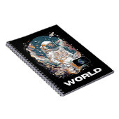 Wereld Astronaut ontwerp Notitieboek (Rechterzijde)