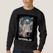 Wereld Astronaut ontwerp Trui (Voorkant)