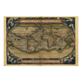  Wereld Atlas Map Afdrukken (Voorkant)