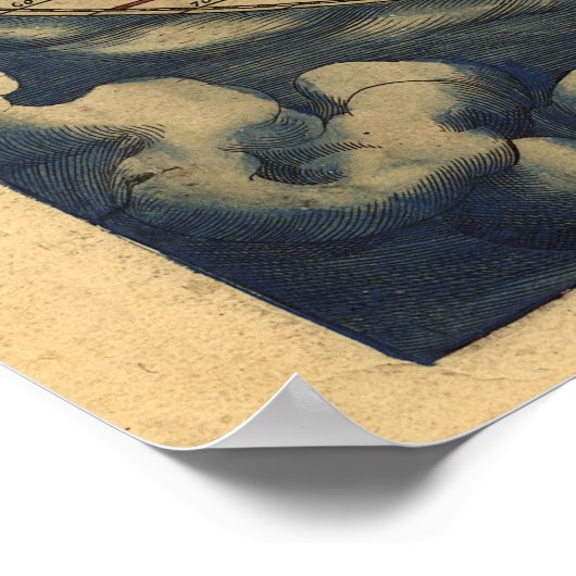  Wereld Atlas Map Afdrukken Poster (Hoek)