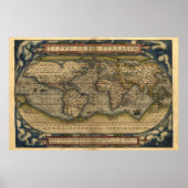 Wereld Atlas Map Afdrukken Poster (Voorkant)