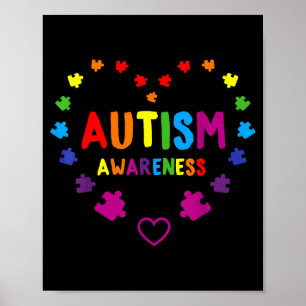 Wereld autisme bewustzijn 2 april autisme schattig poster