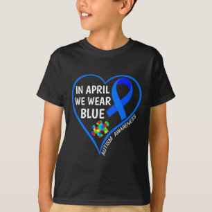 Wereld Autisme Bewustzijn Dag 2023 - In april Draa T-shirt