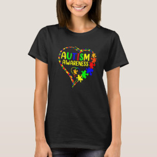 Wereld Autisme Bewustzijn Shirt Puzzel Hij Mannen