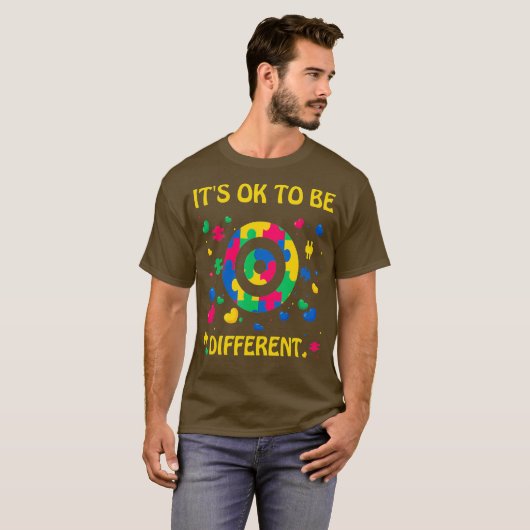 Wereld Autisme Maand April 2021 Darts Kind Mam Pap T-shirt (Voorkant volledig)