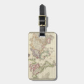 Wereld. Bagagelabel (Voorkant verticaal)