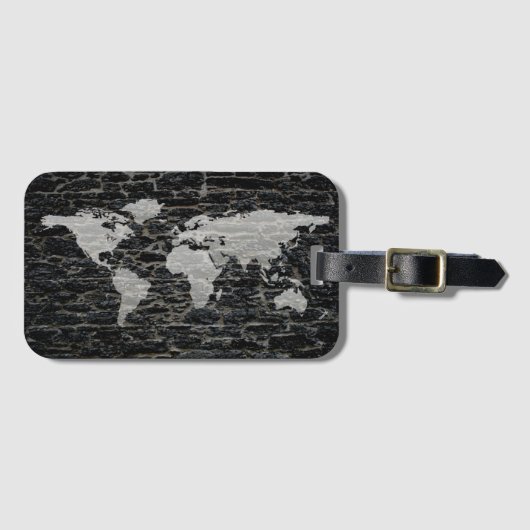 Wereld Bagagelabel (Voorkant (horizontaal))