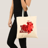 Wereld Beste Abuela - Gepersonaliseerd Tote Bag (Voorkant (product))