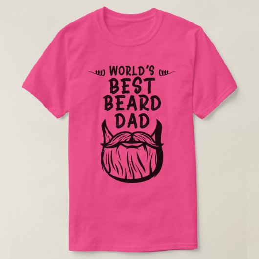 Wereld beste baard papa Funny World Beard Day 2 T-shirt (Design voorkant)