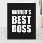 Wereld beste baas kaart (Voorkant)