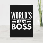 Wereld beste baas kaart (Voorkant)