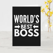 Wereld beste baas kaart (Gele Bloem)