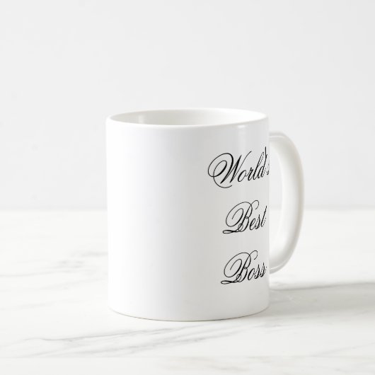 Wereld beste baas koffiemok (Voorkant rechts)