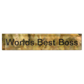 Wereld beste baas naambordje (Voorkant)
