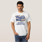 Wereld beste band directeur cadeau t-shirt (Voorkant volledig)