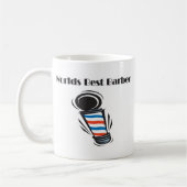 Wereld beste barber cadeaus koffiemok (Links)