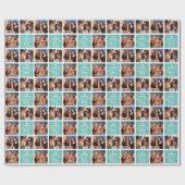 Wereld beste beste foto-collage cadeaupapier (Vlak)