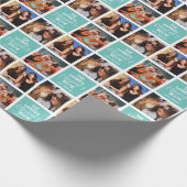 Wereld beste beste foto-collage cadeaupapier (Hoek)