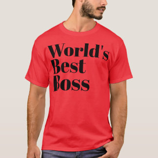 Wereld Beste Boss T-shirt